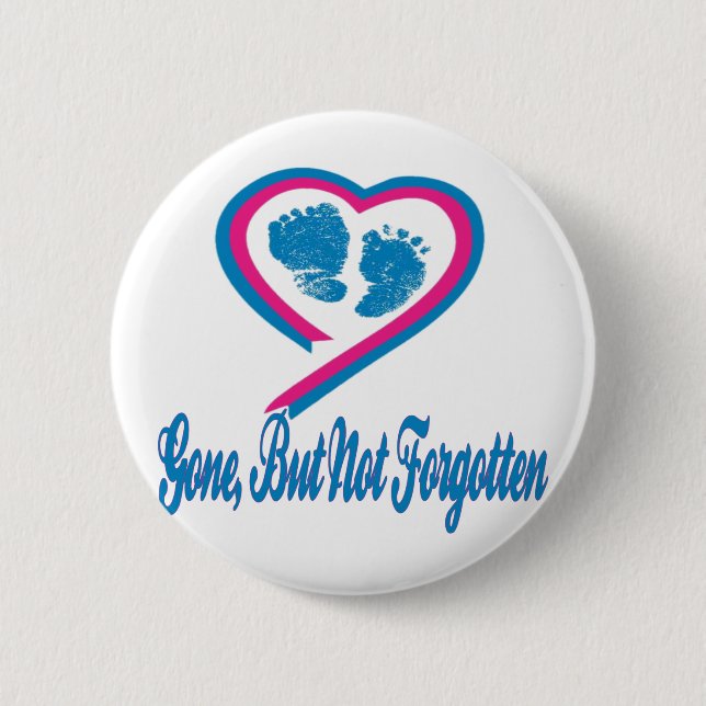 Gegangen aber nicht vergessen button (Vorderseite)