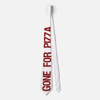 Gegangen für Pizza Krawatte