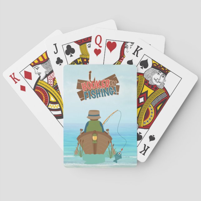 Gegangene fischenSpielkarten Spielkarten (Rückseite)