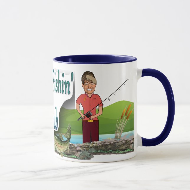 Gegangene fischenverein-Kaffee-Tasse Tasse (Rechts)