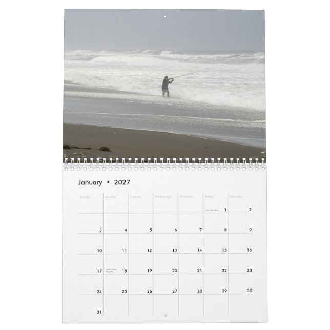 Gegangene Fischerei Kalender (Jan 2027)