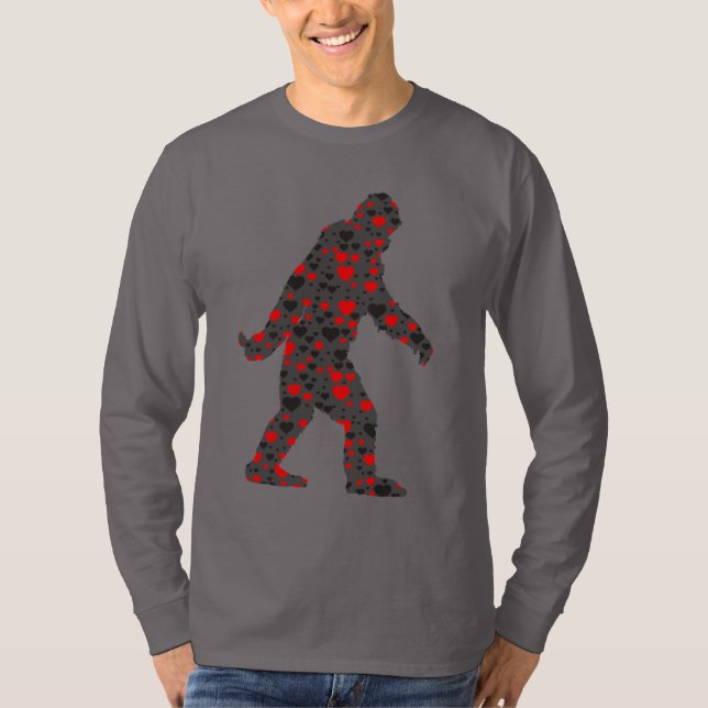 Gegangene Squatchin Liebe T-Shirt (Vorderseite)