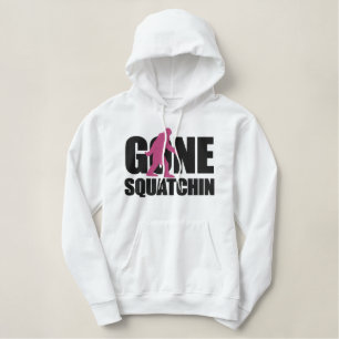 GEGANGENE SQUATCHIN Stickerei Bestickter Hoodie