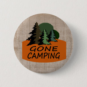 Gegangener Campings-Sport im Freien Button