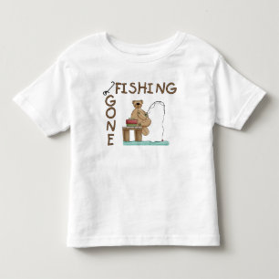 Gegangener fischenbär kleinkind t-shirt