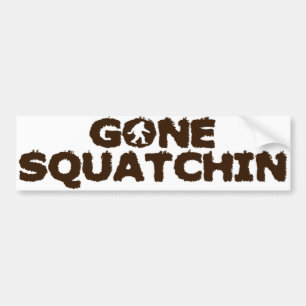 Gegangener Squatchin Autoaufkleber