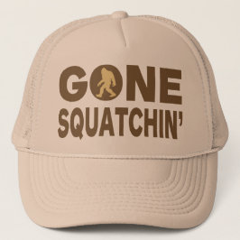 Gegangener Squatchin Fernlastfahrer-Hut Truckerkappe