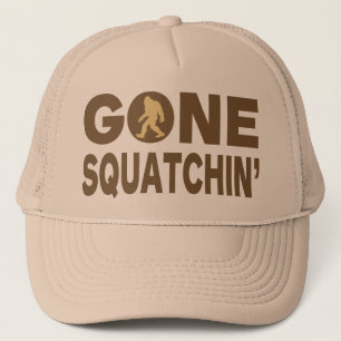 Gegangener Squatchin Fernlastfahrer-Hut Truckerkappe