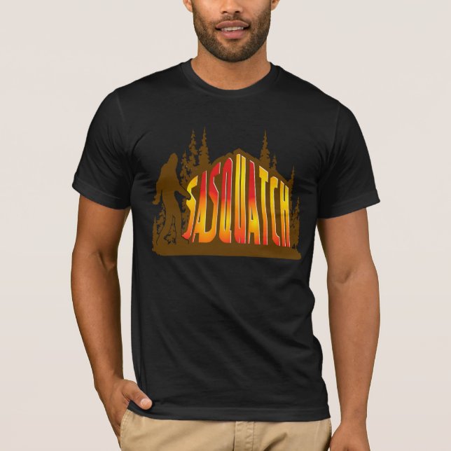 Gegangener Squatchin T - Shirt - Neuauflage (Vorderseite)