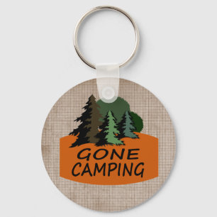 Gegangenes Camping Schlüsselanhänger