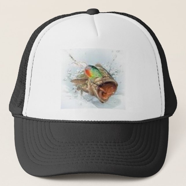 gegangenes fishin truckerkappe (Vorderseite)