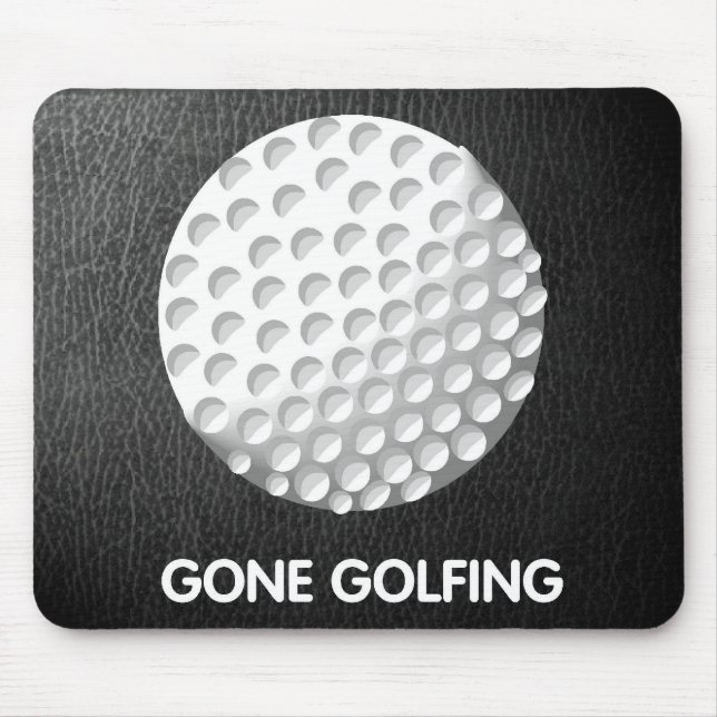 Gegangenes Golf spielen Mousepad (Vorne)