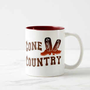 Gegangenes Land Zweifarbige Tasse