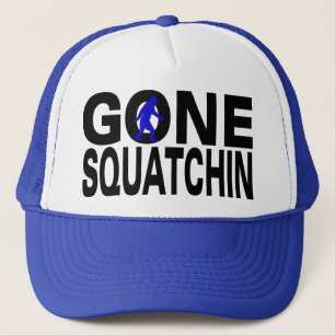 Gegangenes Squatchin (blaues Logo) Truckerkappe