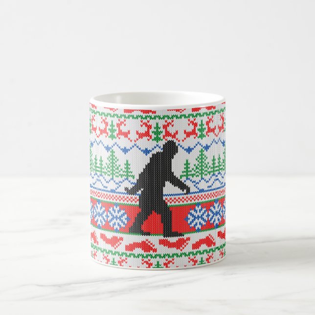 Gegangenes Squatchin hässliches Kaffeetasse (Mittel)