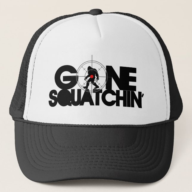 Gegangenes Squatchin mit Bullauge Truckerkappe (Vorderseite)