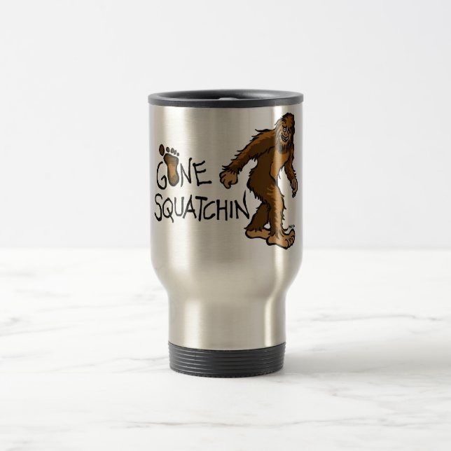 Gegangenes Squatchin Reisebecher (Mittel)