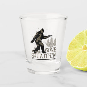 Gegangenes Squatchin Schnapsglas