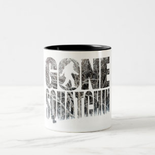Gegangenes Squatchin ** spezielle Winter-Ausgabe Zweifarbige Tasse