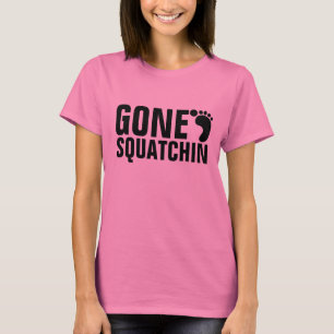GEGANGENES SQUATCHIN T - SHIRT-ROSA T-Shirt