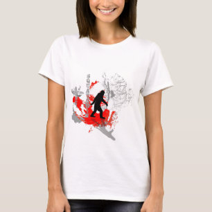 Gegangenes Squatchin Waldland T-Shirt