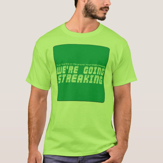 gegangenes Streifen T-Shirt (Vorderseite)
