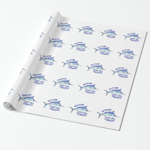 Gegangenes Tiefsee-Fischen Geschenkpapier