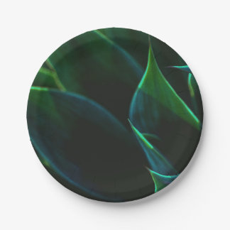 Gegegebene Blätter Pappteller