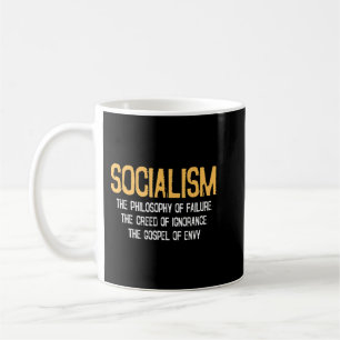 Gegen das Scheitern des Sozialismus Neivy Winston Kaffeetasse