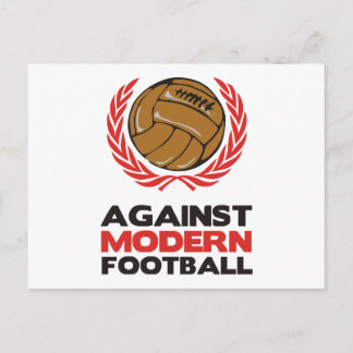 Gegen den modernen Fußball Postkarte