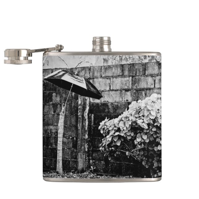 gegen den Regen Flachmann (Geöffnet)