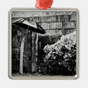 gegen den Regen Silbernes Ornament