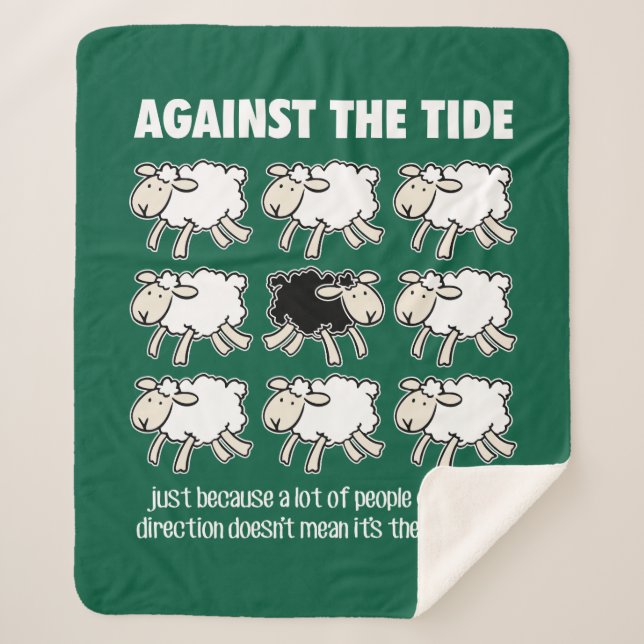 Gegen den Strom Sherpadecke (Vorderseite)