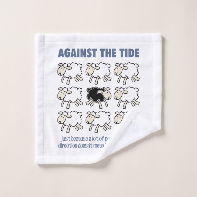 Gegen den Strom Waschlappen (Waschlappen)