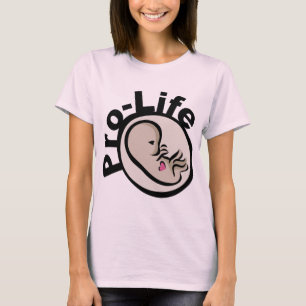 Gegen die Abtreibung Fötus-Entwurf T-Shirt