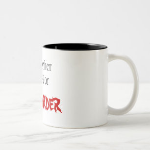GEGEN DIE ABTREIBUNG ODER PRO-MURDER ZWEIFARBIGE TASSE