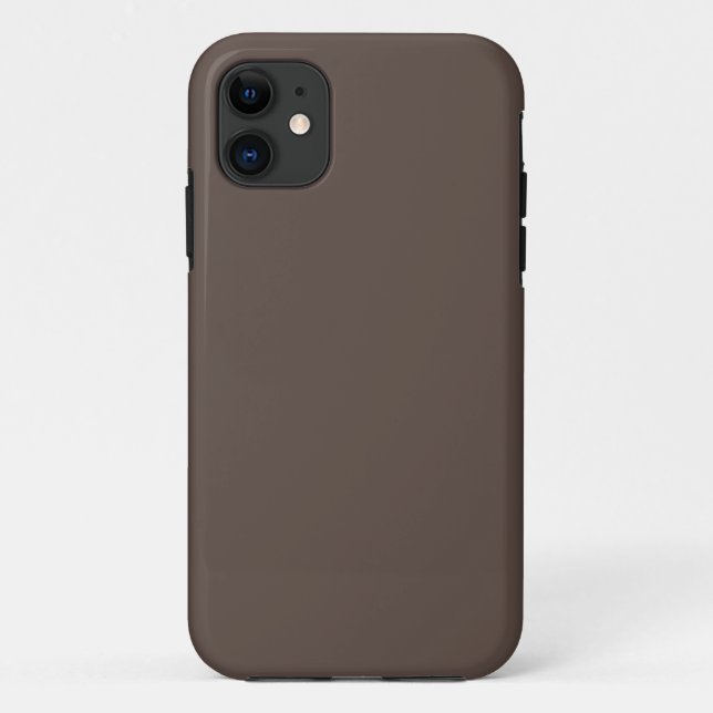Gegen eine stilvolle braune Mauer Case-Mate iPhone Hülle (Rückseite)
