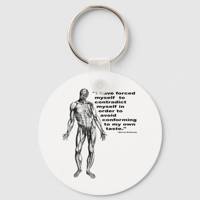 Gegen mich selbst schlüsselanhänger (Vorderseite)