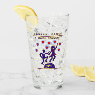 Gegen Tanz-Bier-Glas Glas