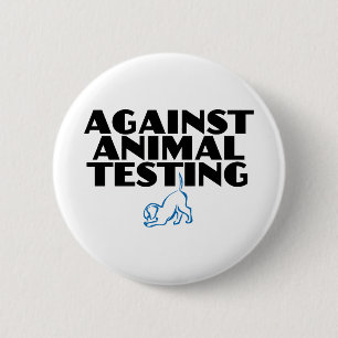 gegen Tierversuche Button