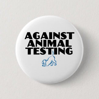 gegen Tierversuche Button