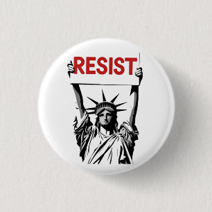 Gegen Trump ist Floral Transgender LGBTQ-Anti-Trum Button