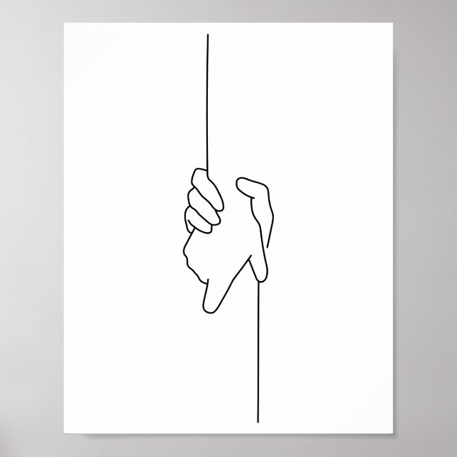 gegenseitige Illustration Poster (Vorne)