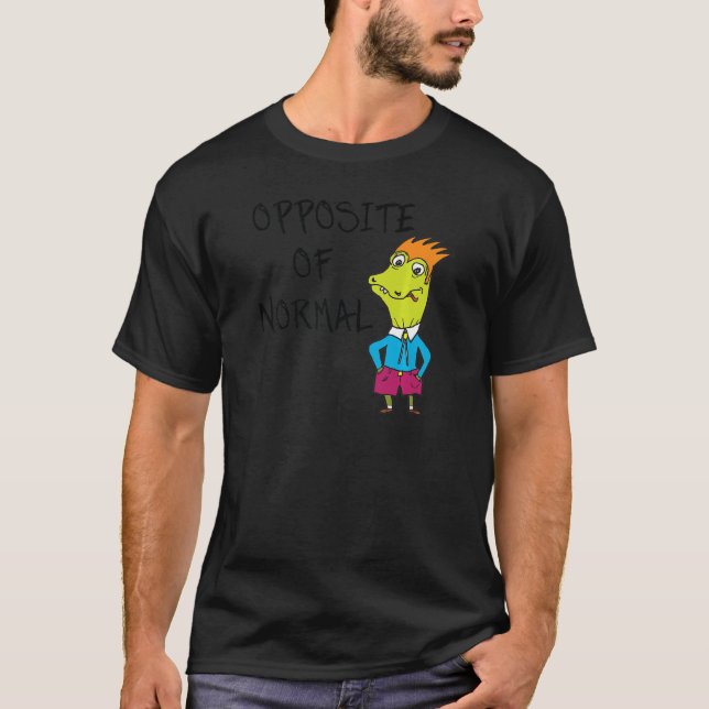 Gegenüber dem Wort für normale Einstellung T-Shirt (Vorderseite)