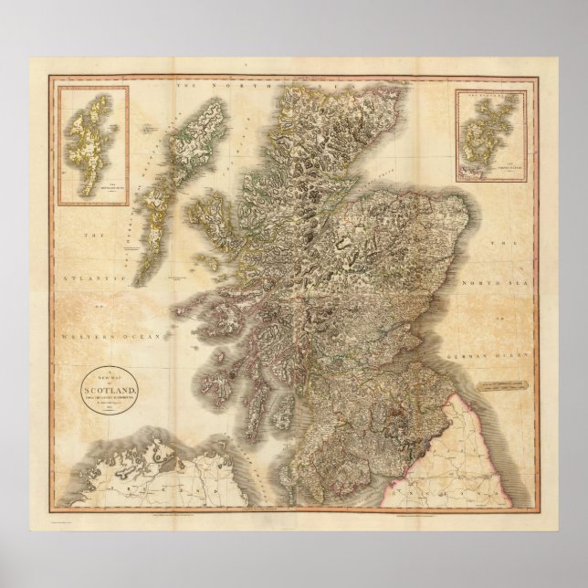 Gegenüber von Schottland Poster (Vorne)