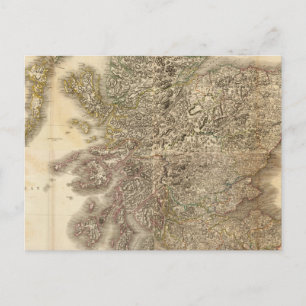 Gegenüber von Schottland Postkarte