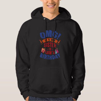 Gegenwart Feuerwerk OMG Es ist meine Schwester im Hoodie