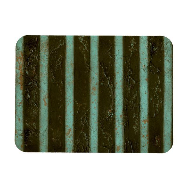 Gegenwärtig türkisfarbene Luftmatratze Magnet (Horizontal)