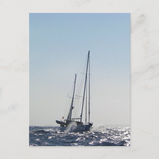 Gegenwind und Sonne Postkarte (Vorderseite)