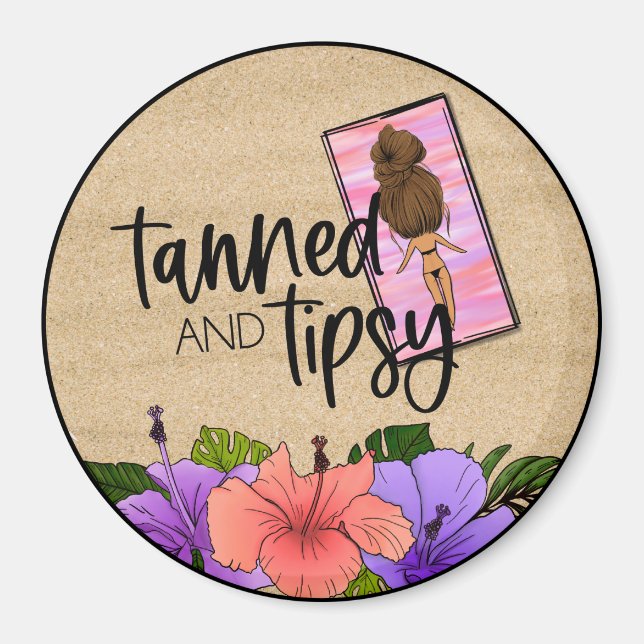 Gegerbt und Tipsy Magnet (Vorne)